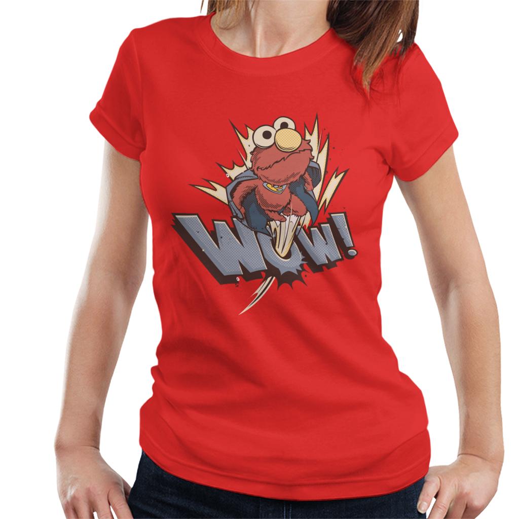 Sesame Street Elmo The Superhero Wow Women's T-Shirt product image 6