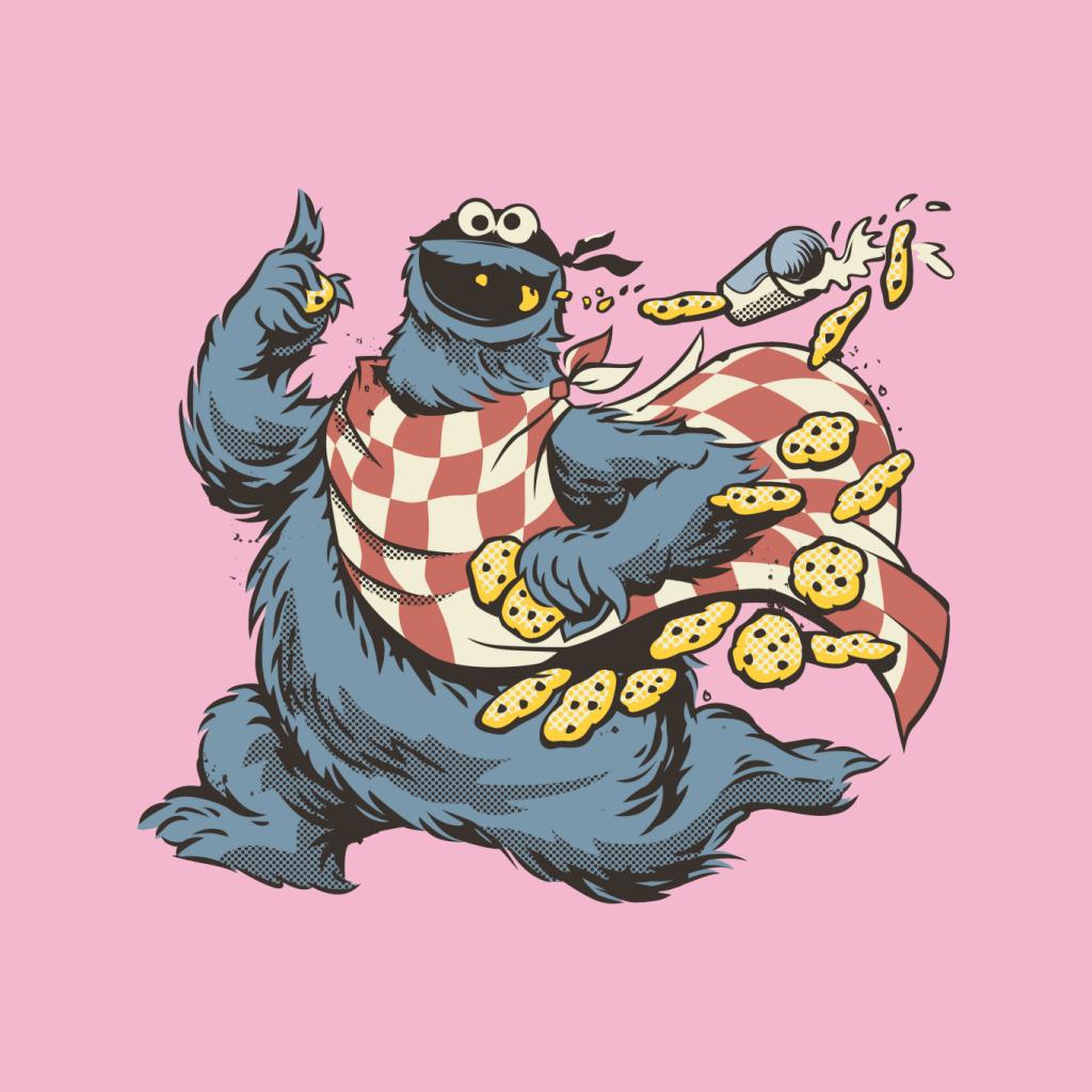 Sesame Street Comic Book Villain Cookie Monster Women's product image 7