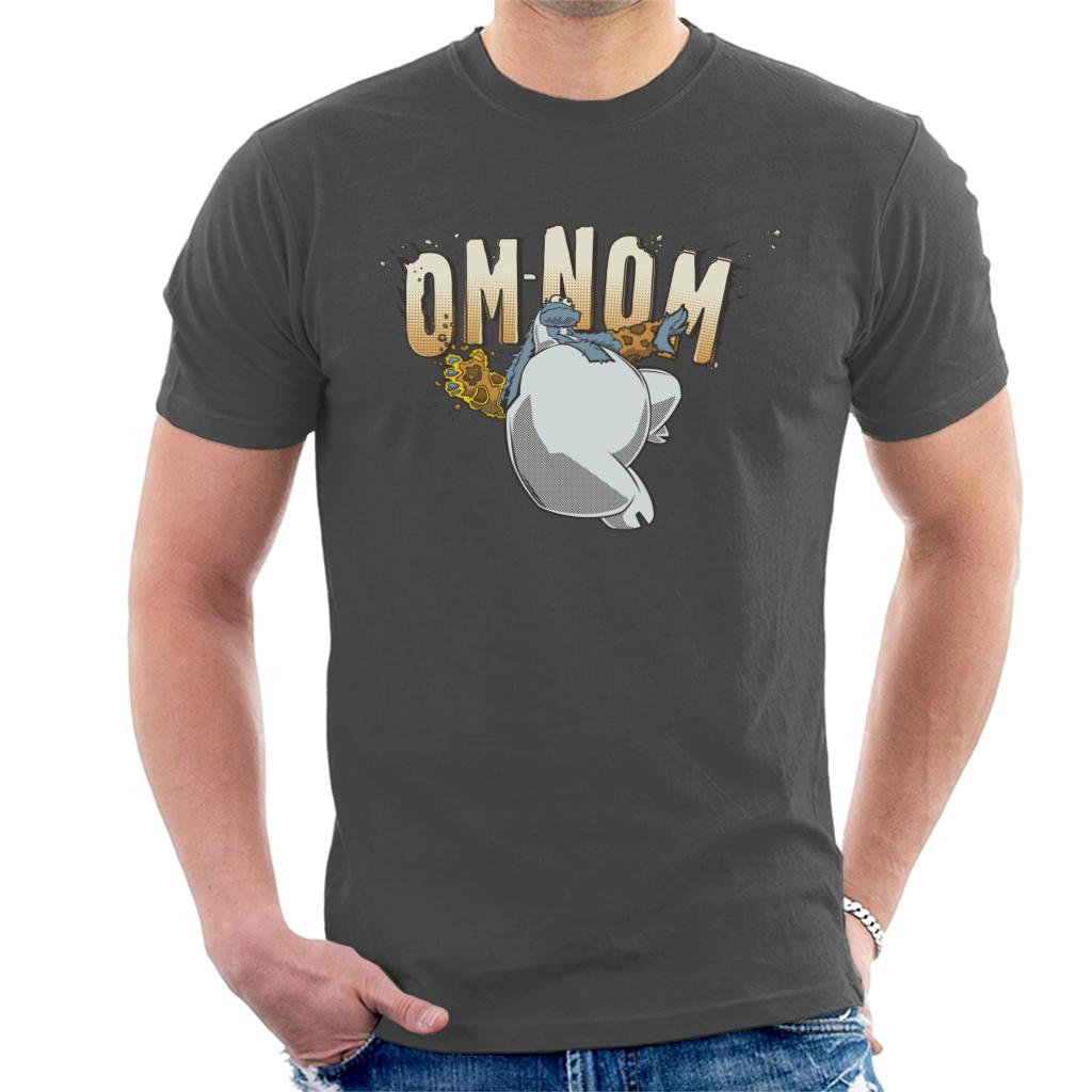 Sesame Street Superhero Cookie Monster Om Nom Men's T-Shirt product image 1