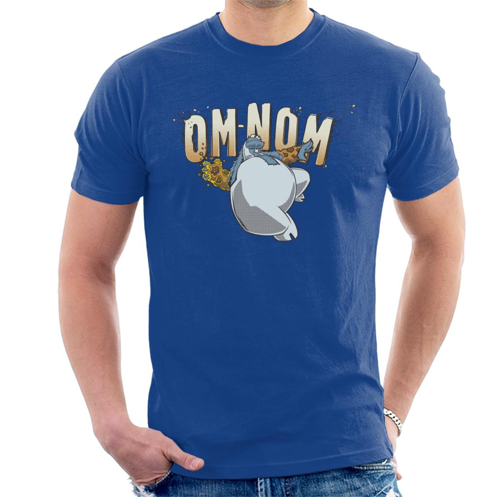 Sesame Street Superhero Cookie Monster Om Nom Men's T-Shirt product image 4