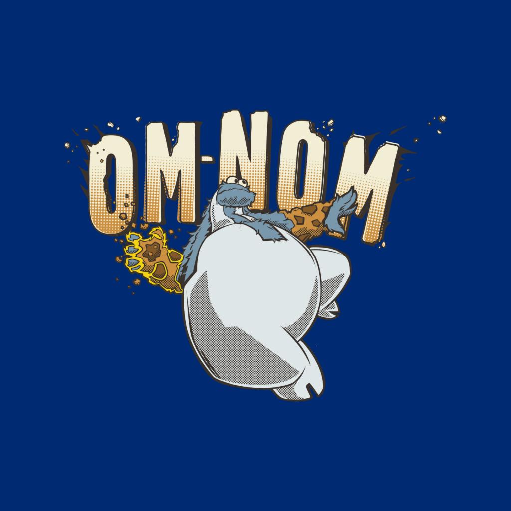 Sesame Street Superhero Cookie Monster Om Nom Men's product image 5