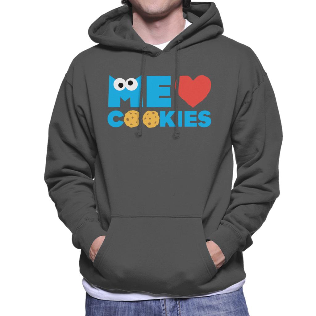 Sesame Street Me Love Cookies Cookie Monster Men's Hooded product image 1