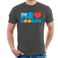 Sesame Street Me Love Cookies Cookie Monster Men's T-Shirt product image 1