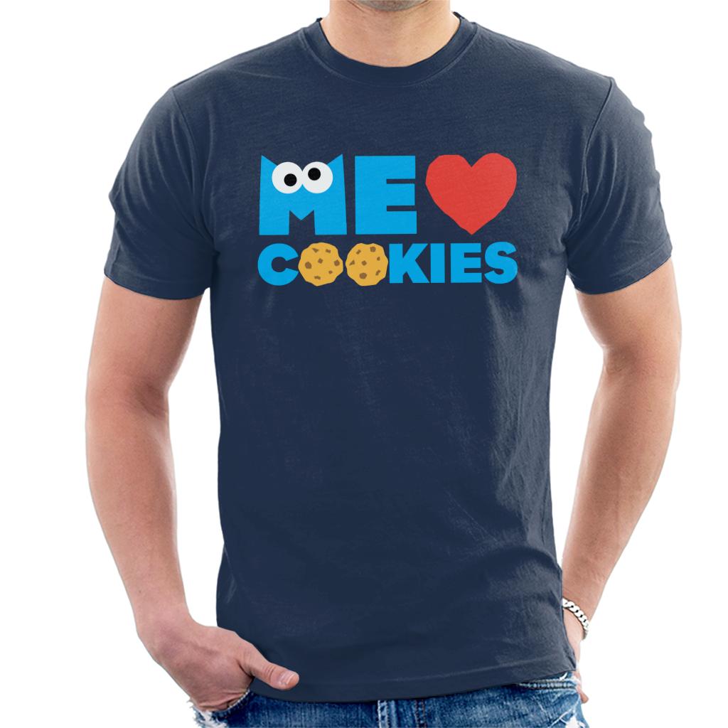 Sesame Street Me Love Cookies Cookie Monster Men's T-Shirt product image 6