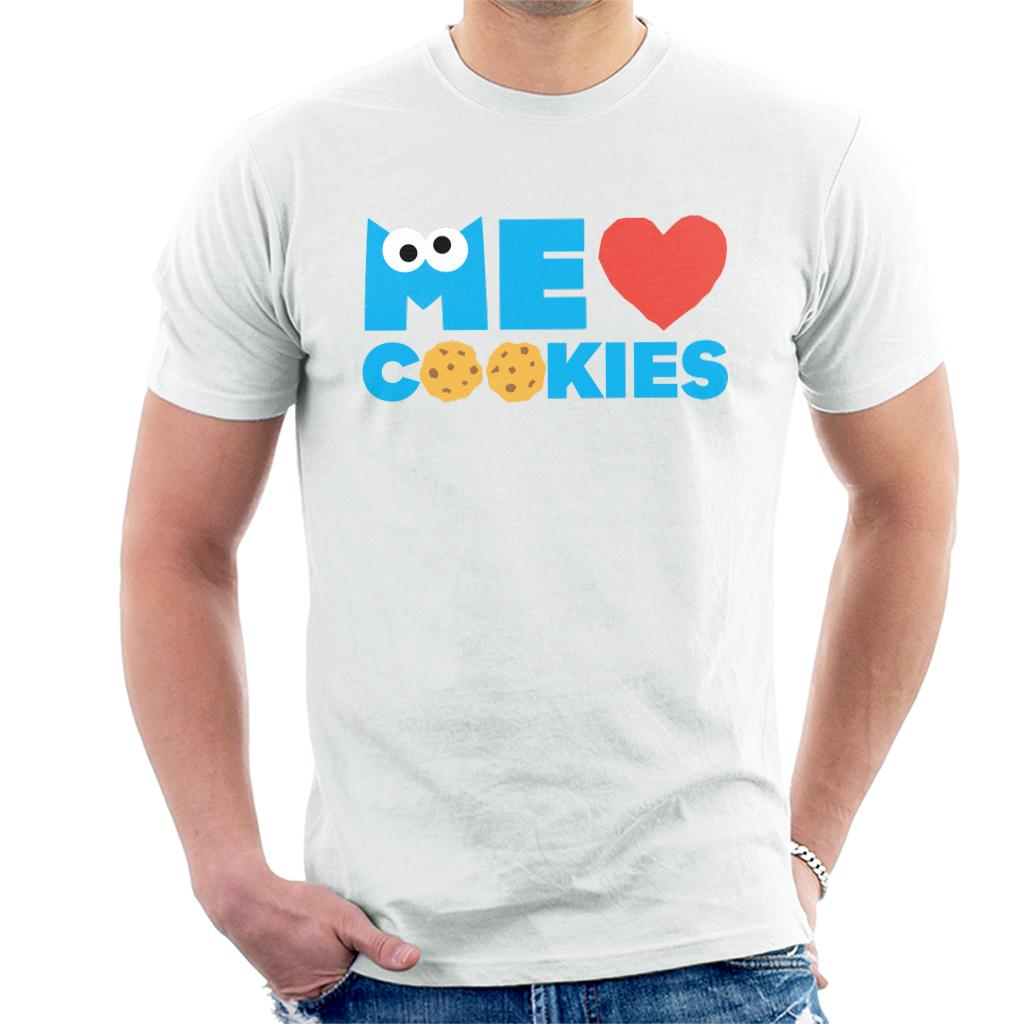 Sesame Street Me Love Cookies Cookie Monster Men's T-Shirt product image 4