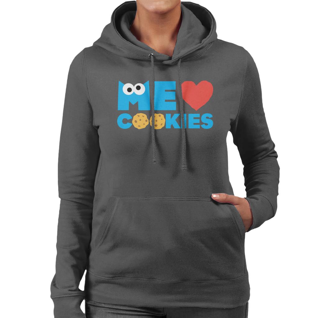 Sesame Street Me Love Cookies Cookie Monster Women's Hooded product image 1