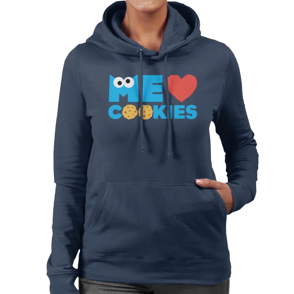 Sesame Street Me Love Cookies Cookie Monster Women's Hooded product image 6