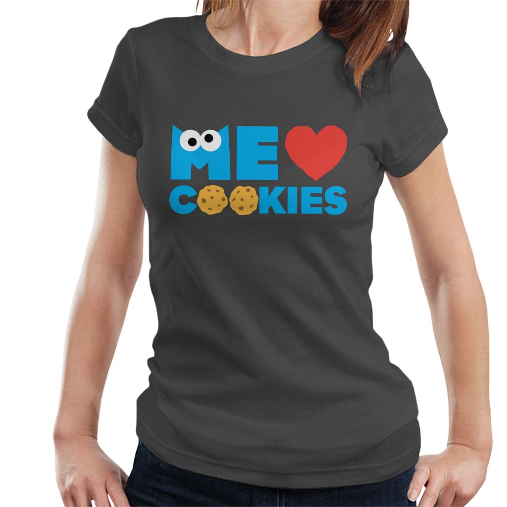 Sesame Street Me Love Cookies Cookie Monster Women's T-Shirt product image 1
