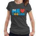 Sesame Street Me Love Cookies Cookie Monster Women's T-Shirt product image 1