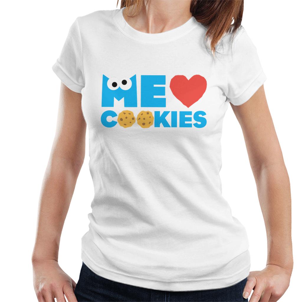 Sesame Street Me Love Cookies Cookie Monster Women's T-Shirt product image 4