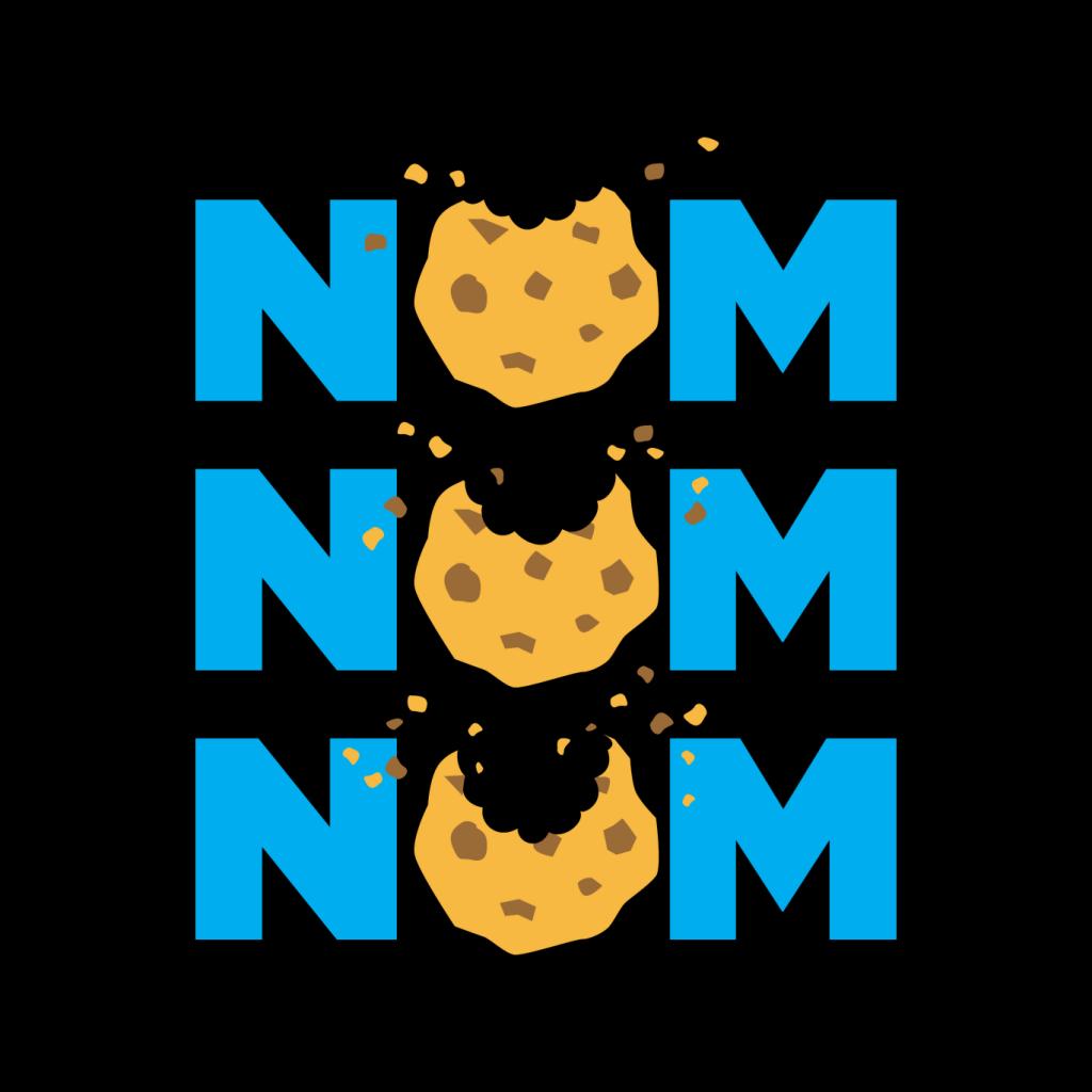 Sesame Street Cookie Monster Nom Men's T-Shirt product image 2
