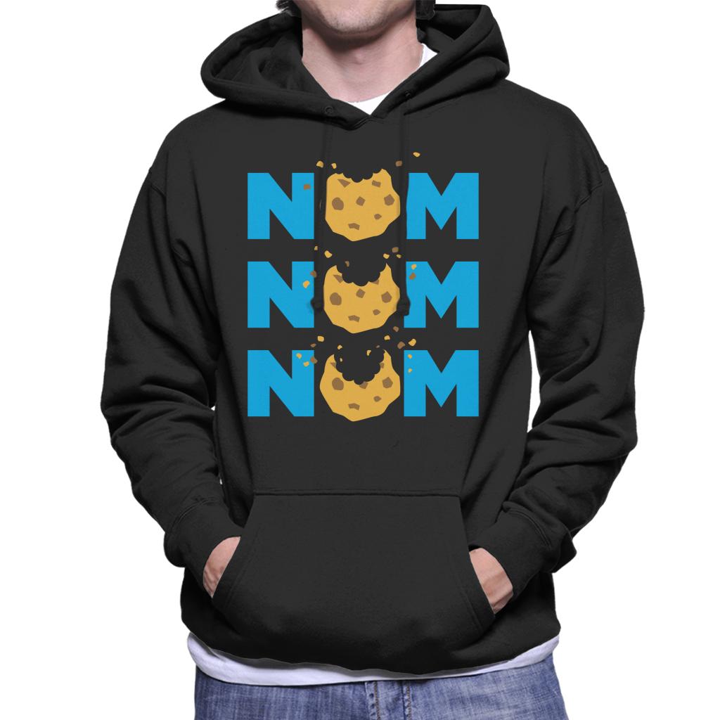 Sesame Street Cookie Monster Nom Men's Hooded Sweatshirt product image 1