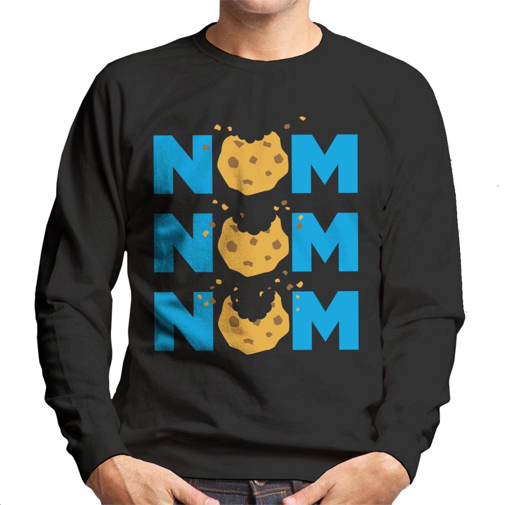 Sesame Street Cookie Monster Nom Men's Sweatshirt product image 1