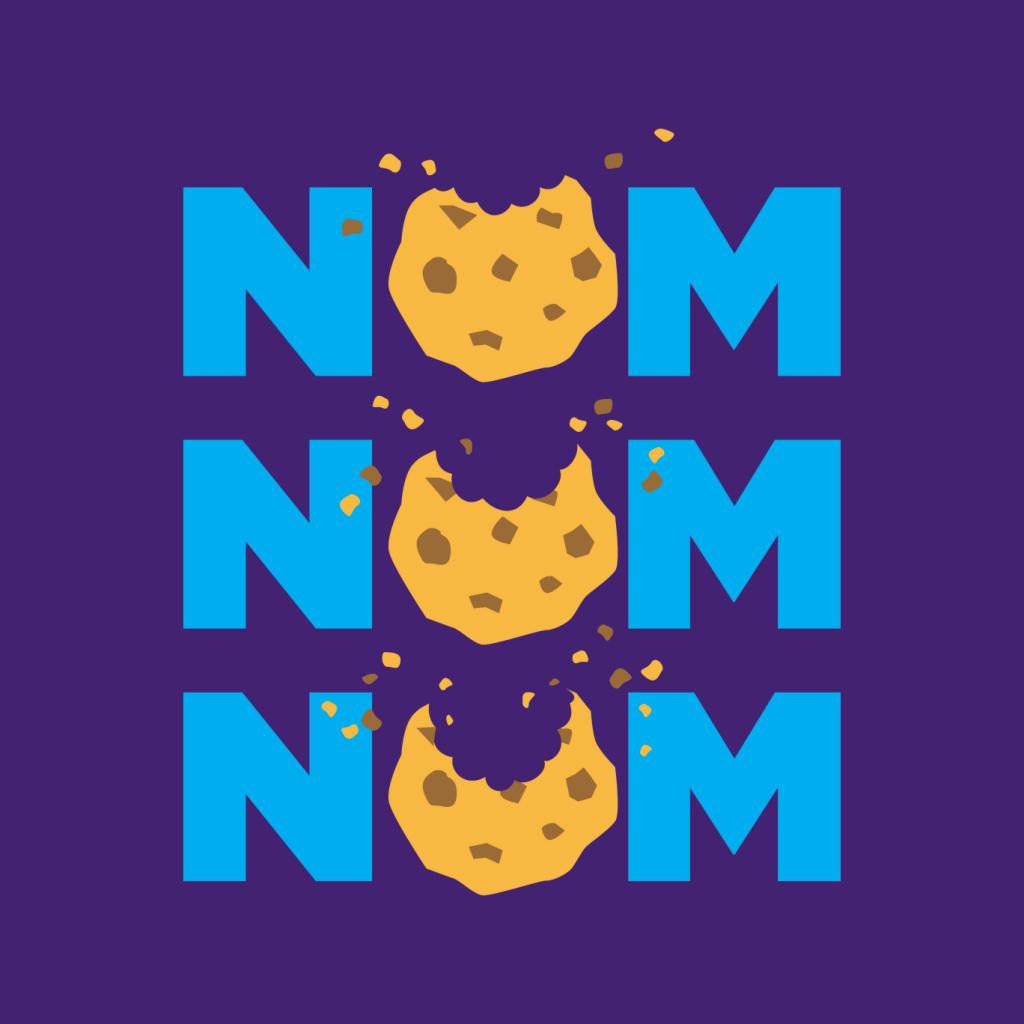 Sesame Street Cookie Monster Nom Women's T-Shirt product image 7