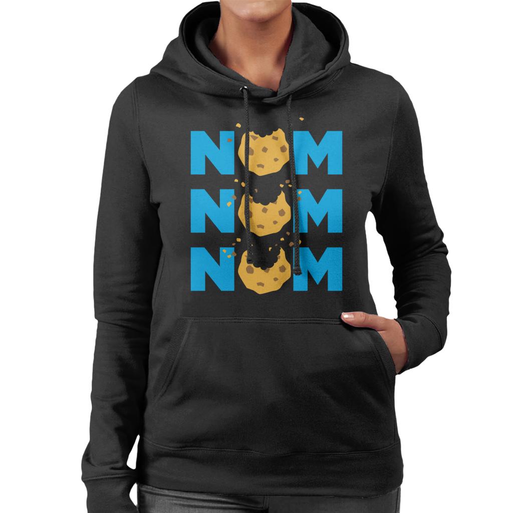 Sesame Street Cookie Monster Nom Women's Hooded Sweatshirt product image 1