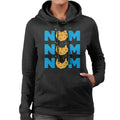 Sesame Street Cookie Monster Nom Women's Hooded Sweatshirt product image 1