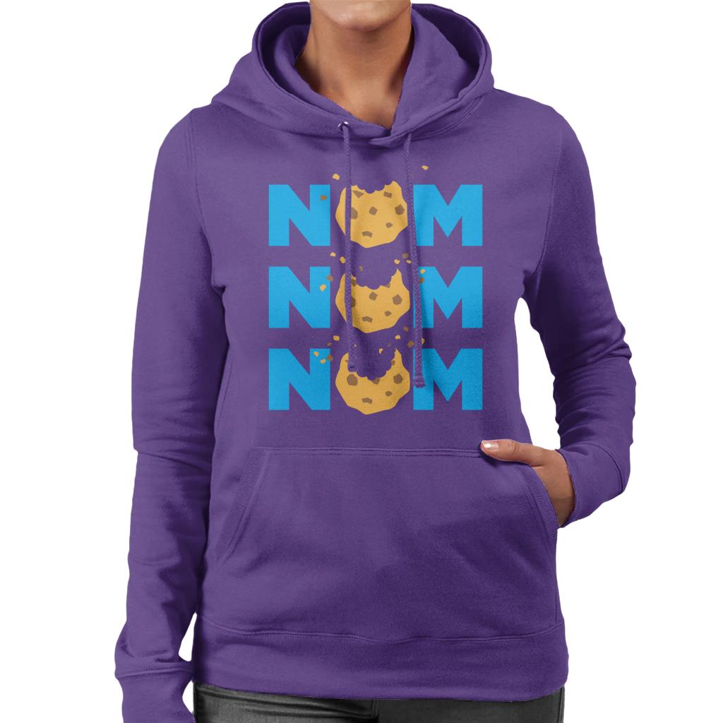 Sesame Street Cookie Monster Nom Women's Hooded Sweatshirt product image 6