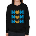 Sesame Street Cookie Monster Nom Women's Sweatshirt product image 1