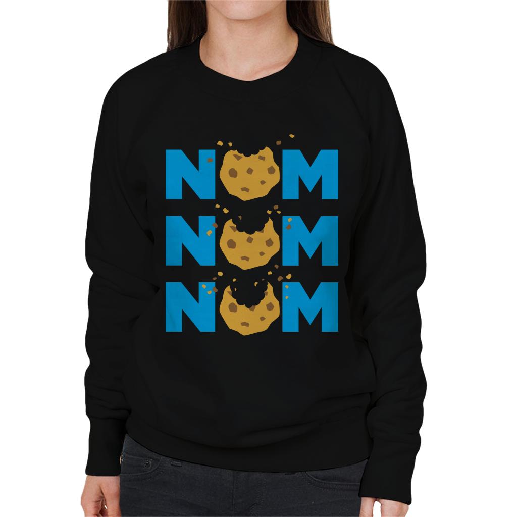 Sesame Street Cookie Monster Nom Women's Sweatshirt product image 1