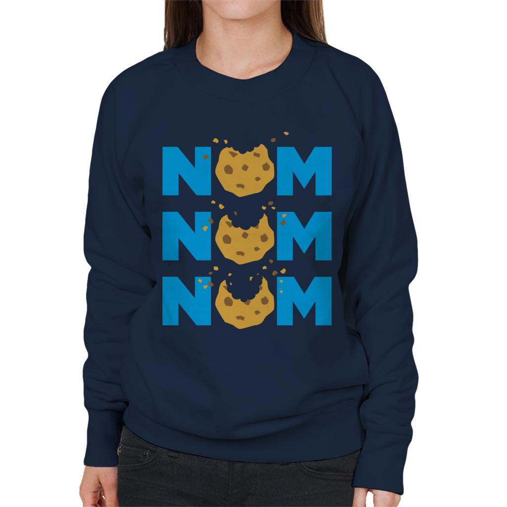 Sesame Street Cookie Monster Nom Women's Sweatshirt product image 4