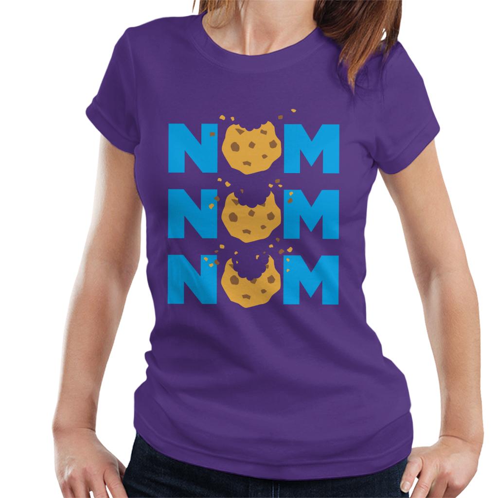 Sesame Street Cookie Monster Nom Women's T-Shirt product image 6