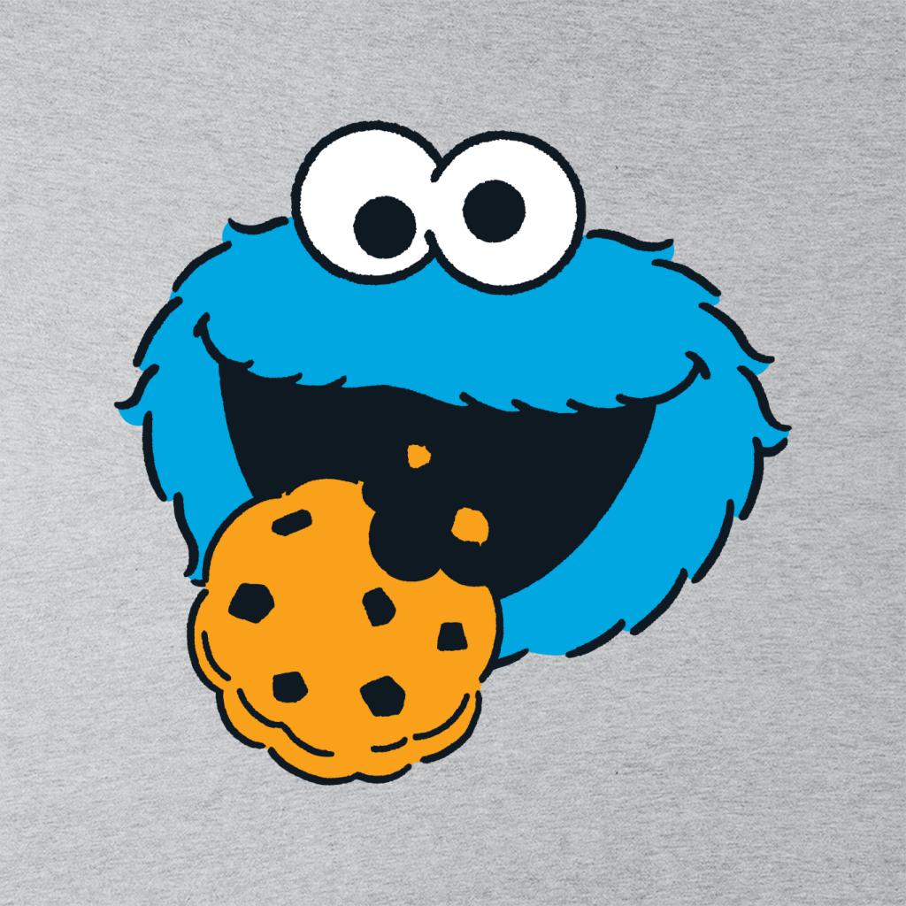 Sesame Street Cookie Monster Face Women's T-Shirt product image 2