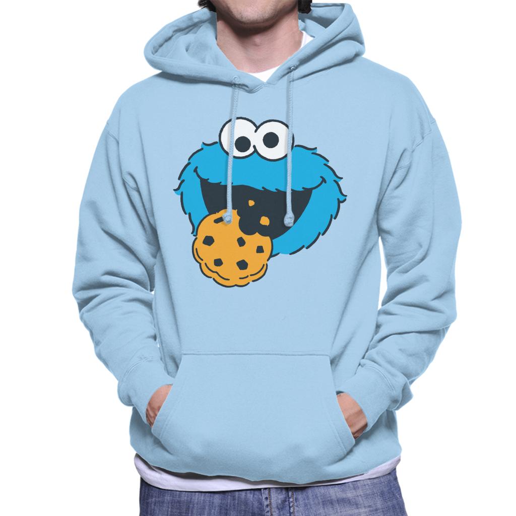 Sesame Street Cookie Monster Face Men's Hooded Sweatshirt product image 4