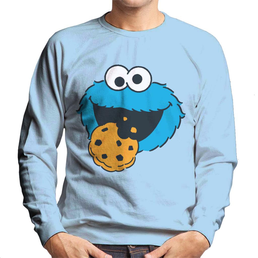 Sesame Street Cookie Monster Face Men's Sweatshirt product image 4