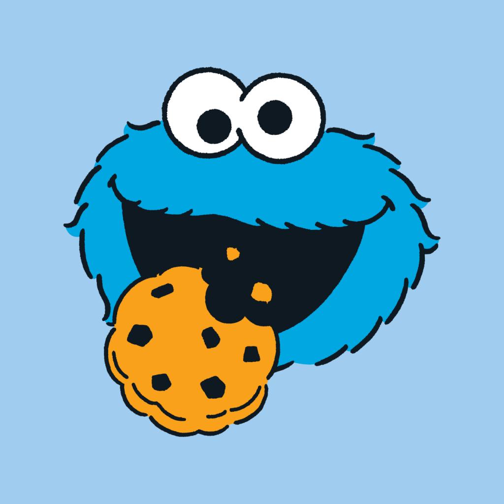 Sesame Street Cookie Monster Face Women's T-Shirt product image 5