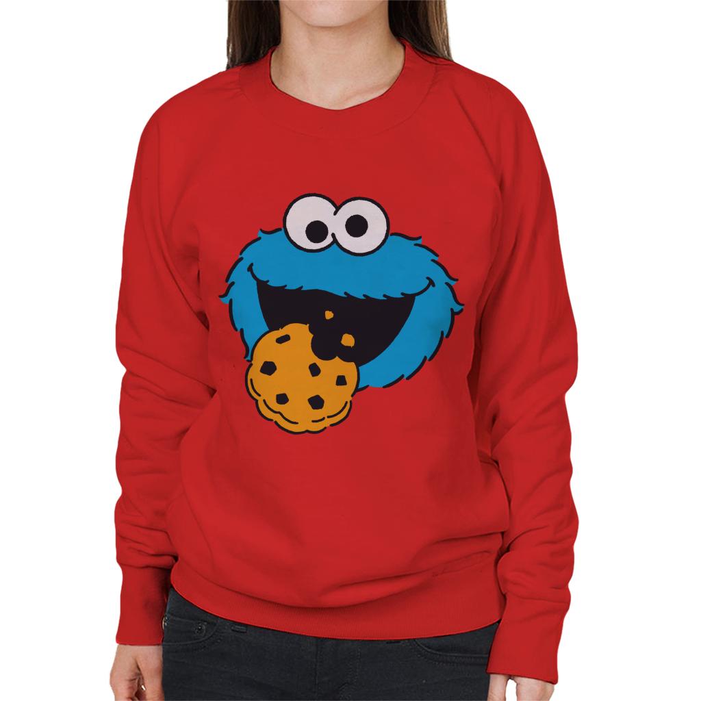 Sesame Street Cookie Monster Face Women's Sweatshirt product image 6