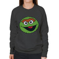 Sesame Street Oscar The Grouch Face Women's Sweatshirt product image 1