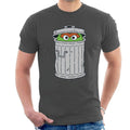 Sesame Street Oscar The Grouch Trash Can Men's T-Shirt product image 1