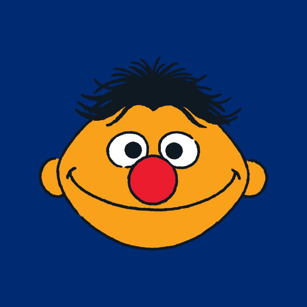 Sesame Street Ernie Face Men's T-Shirt product image 7