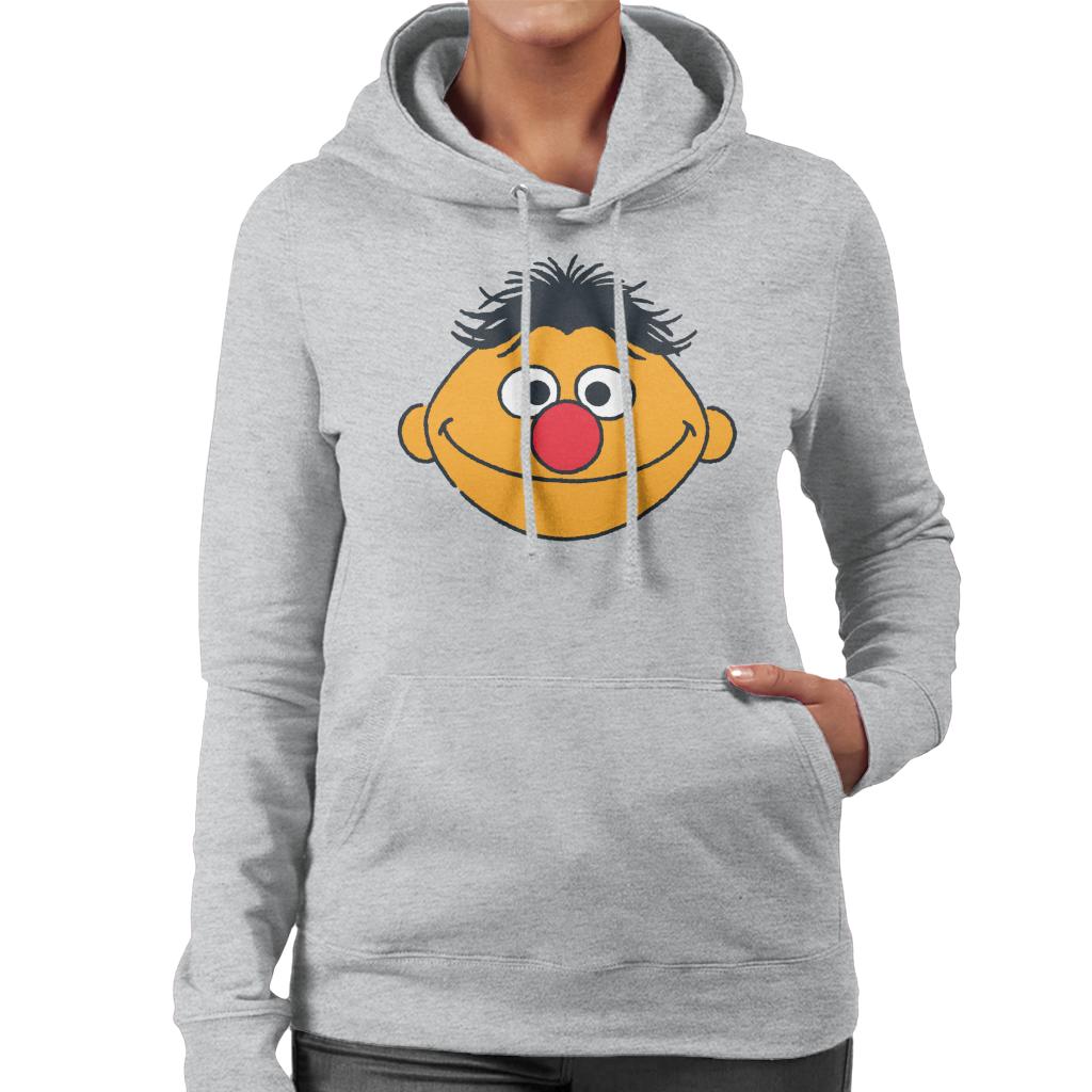 Sesame Street Ernie Face Women's Hooded Sweatshirt product image 1