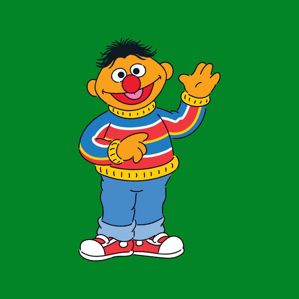 Sesame Street Ernie Wave Men's Hooded Sweatshirt product image 7