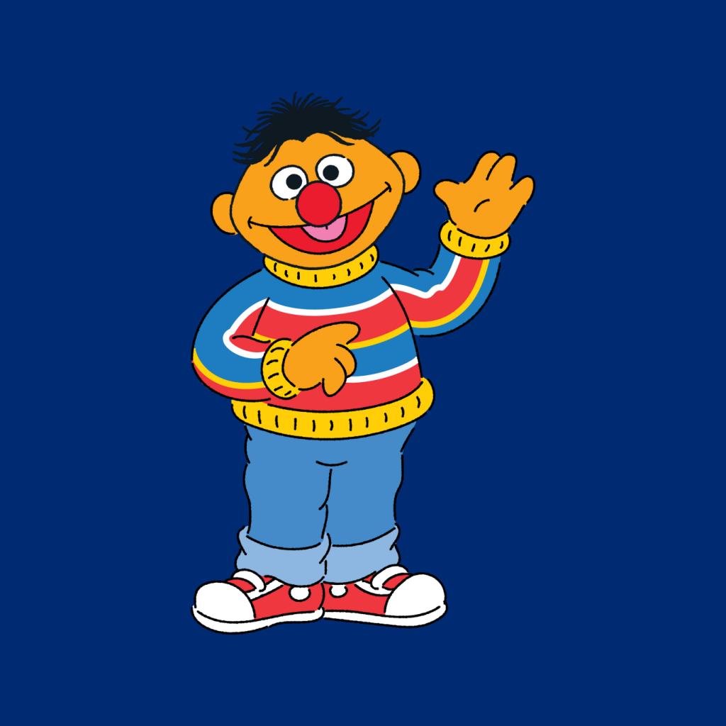 Sesame Street Ernie Wave Men's Hooded Sweatshirt product image 5