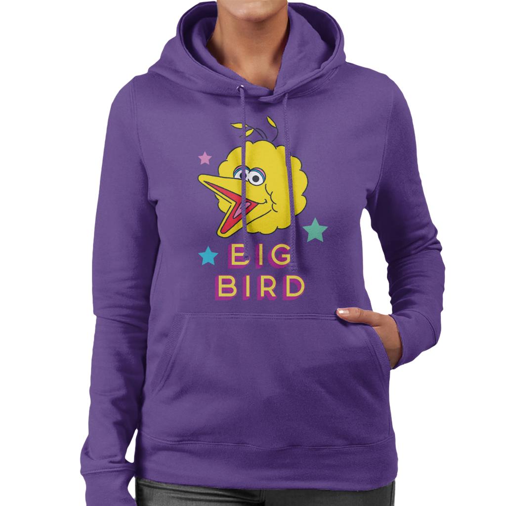 Sesame Street Big Bird Stars Women's Hooded Sweatshirt product image 6