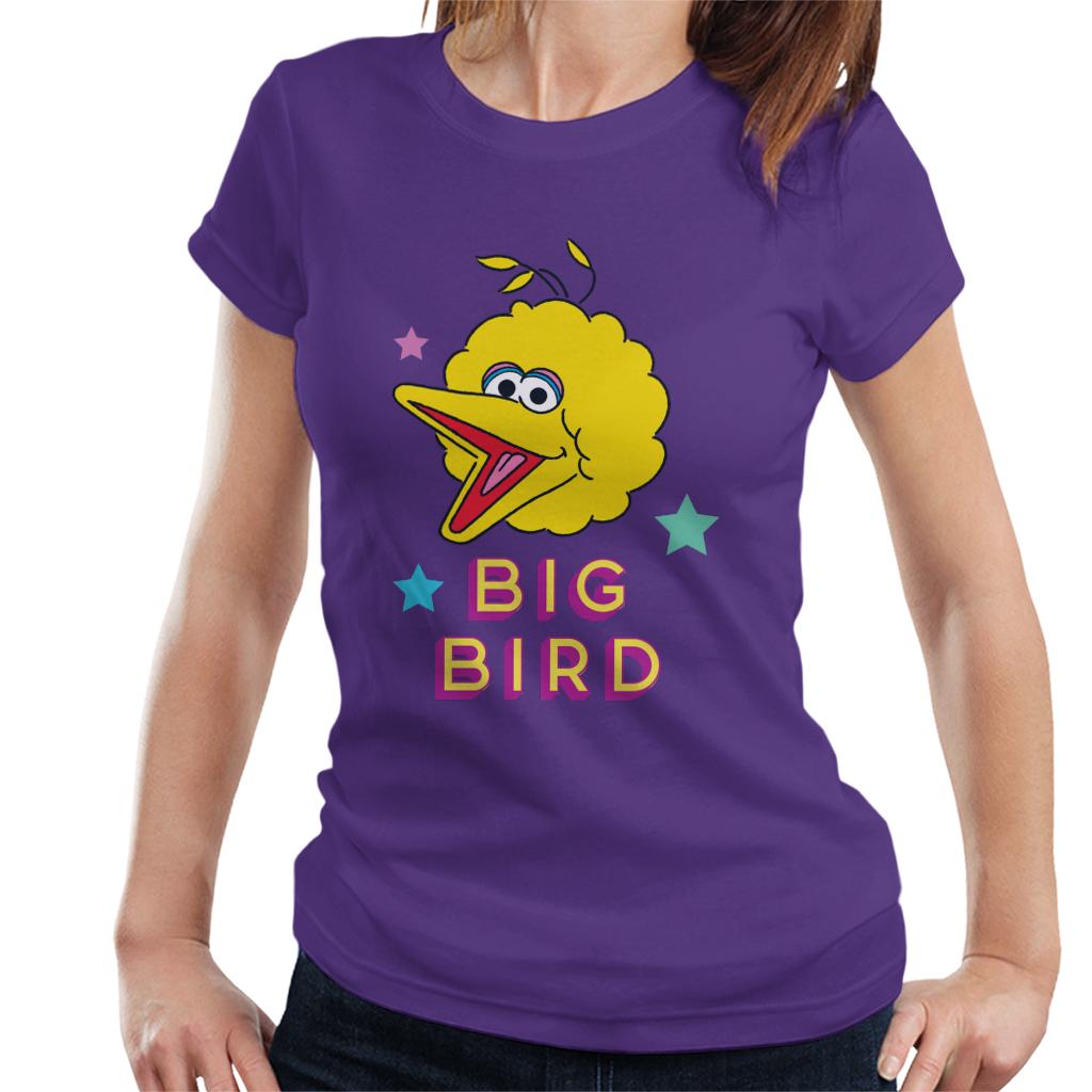 Sesame Street Big Bird Stars Women's T-Shirt product image 6