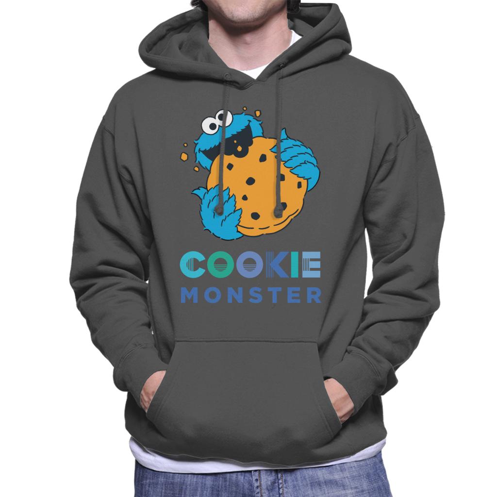 Sesame Street Big Cookie Monster Men's Hooded Sweatshirt product image 4