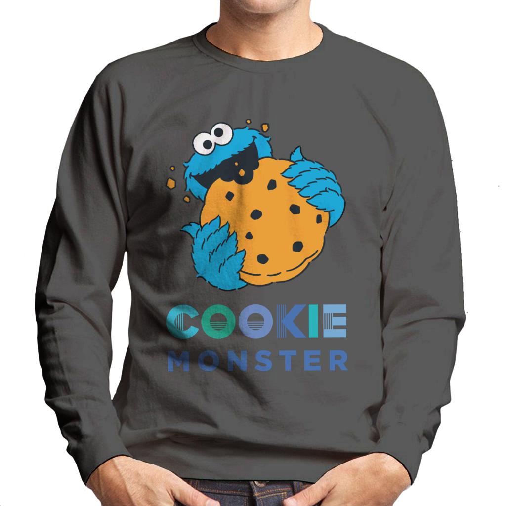 Sesame Street Big Cookie Monster Men's Sweatshirt product image 4