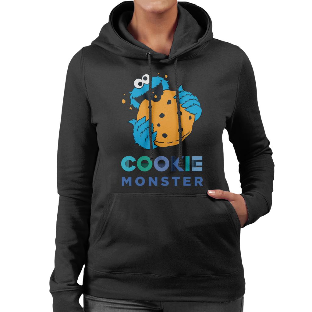 Sesame Street Big Cookie Monster Women's Hooded Sweatshirt product image 1