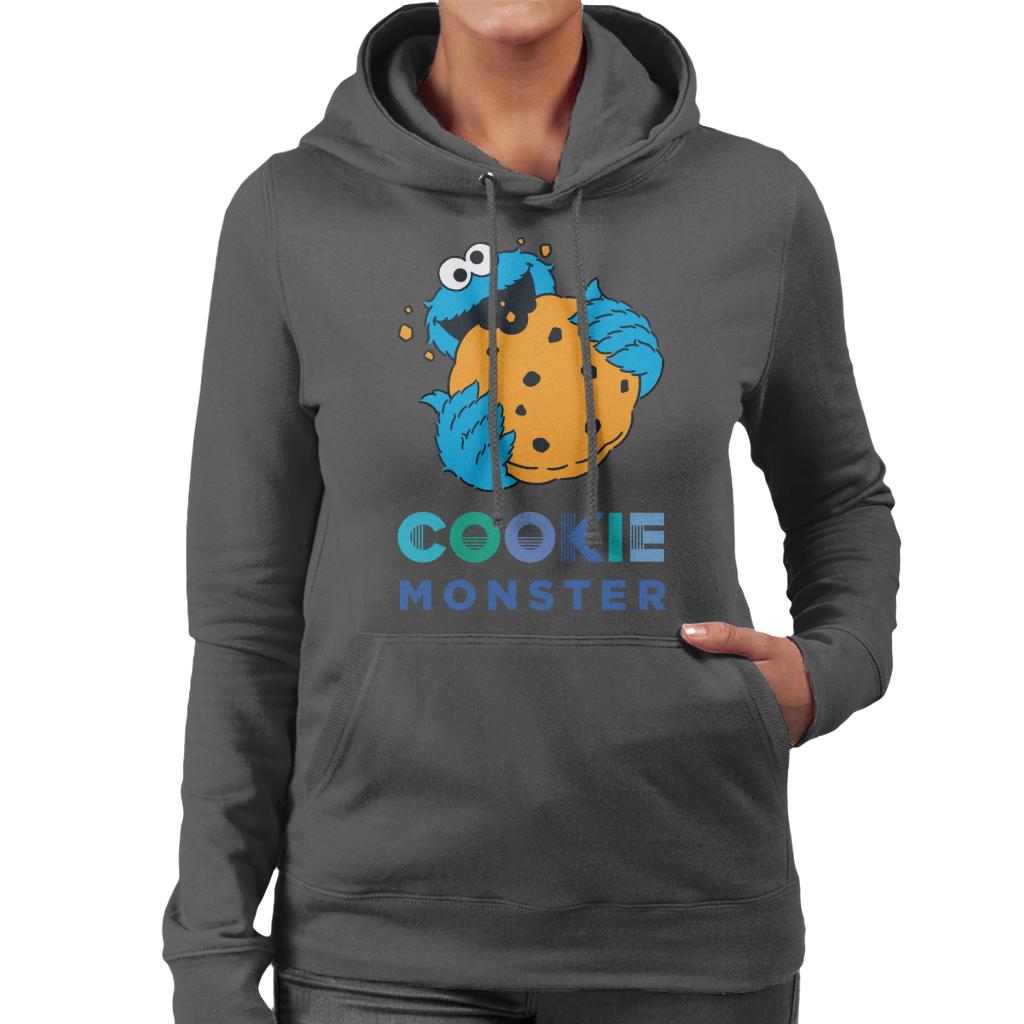 Sesame Street Big Cookie Monster Women's Hooded Sweatshirt product image 4