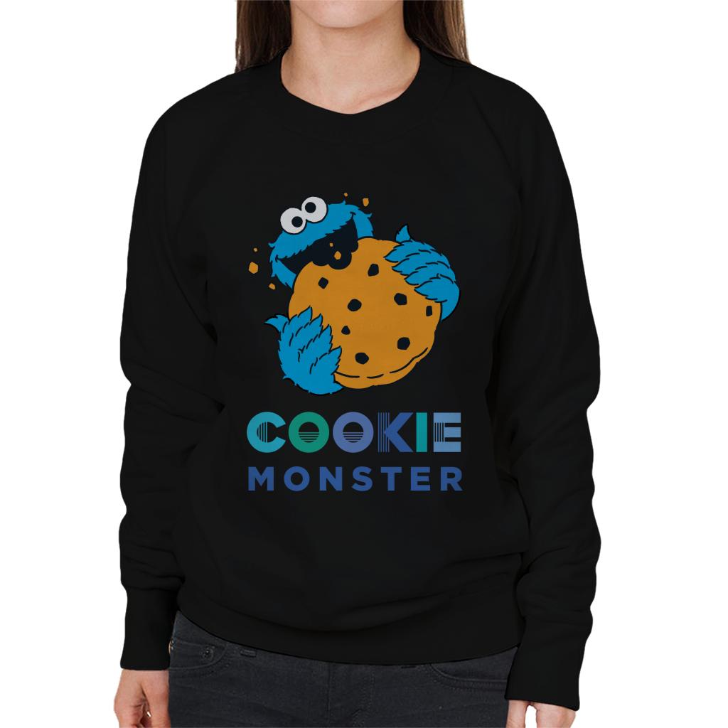 Sesame Street Big Cookie Monster Women's Sweatshirt product image 1