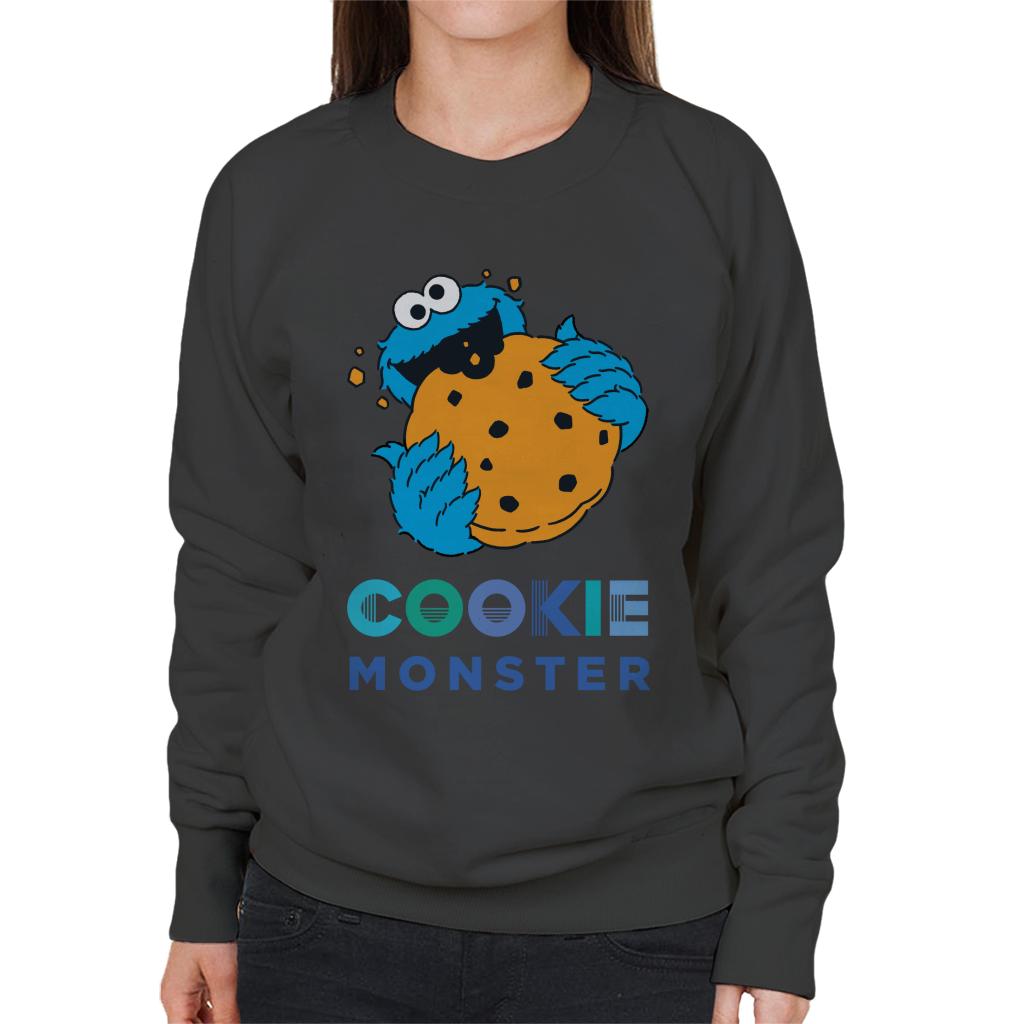 Sesame Street Big Cookie Monster Women's Sweatshirt product image 4