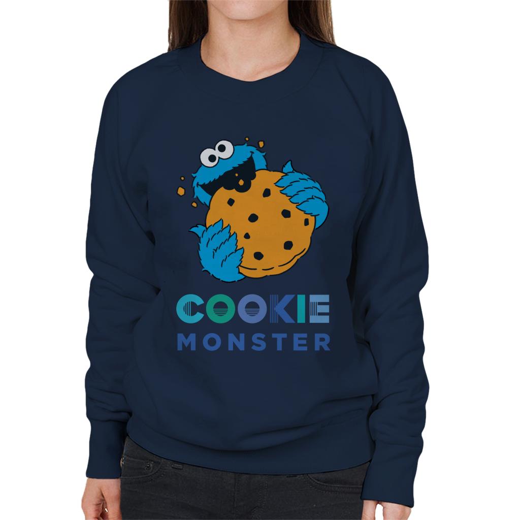 Sesame Street Big Cookie Monster Women's Sweatshirt product image 6