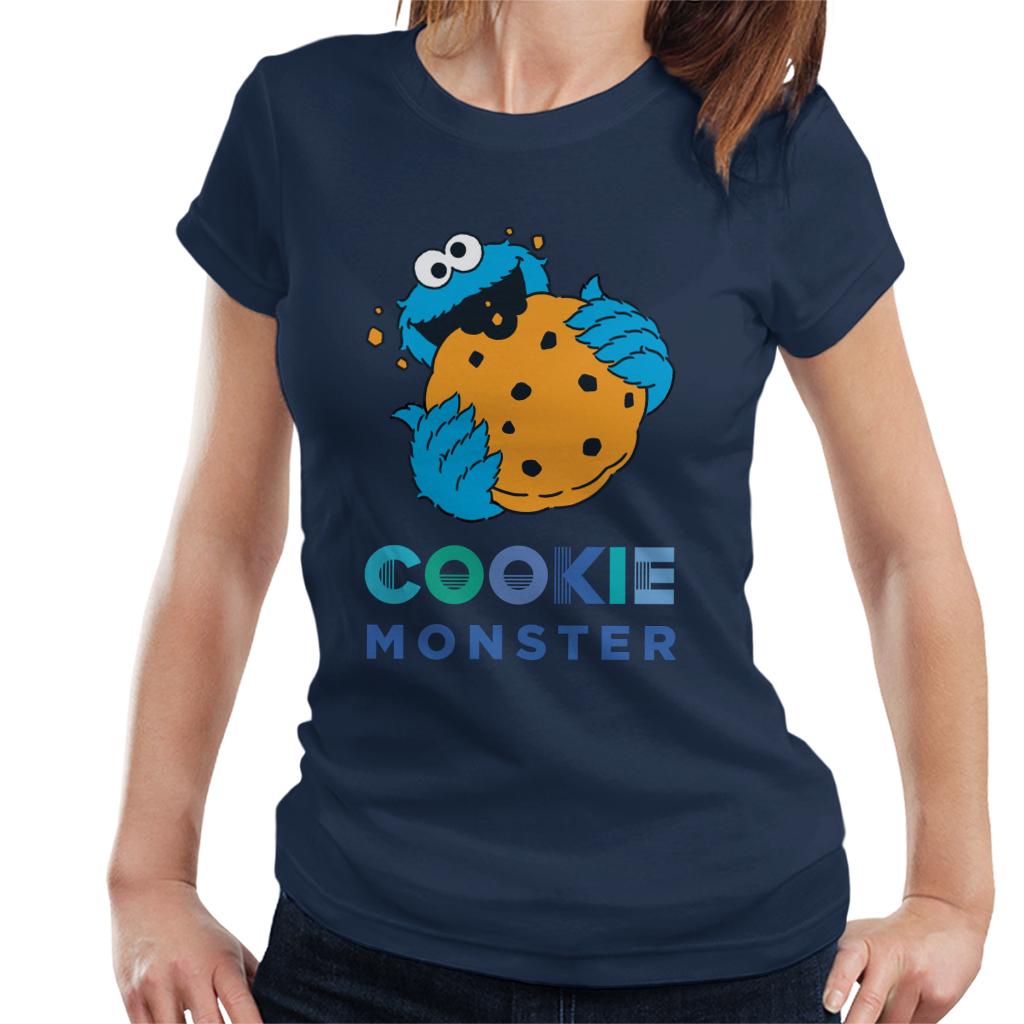 Sesame Street Big Cookie Monster Women's T-Shirt product image 6