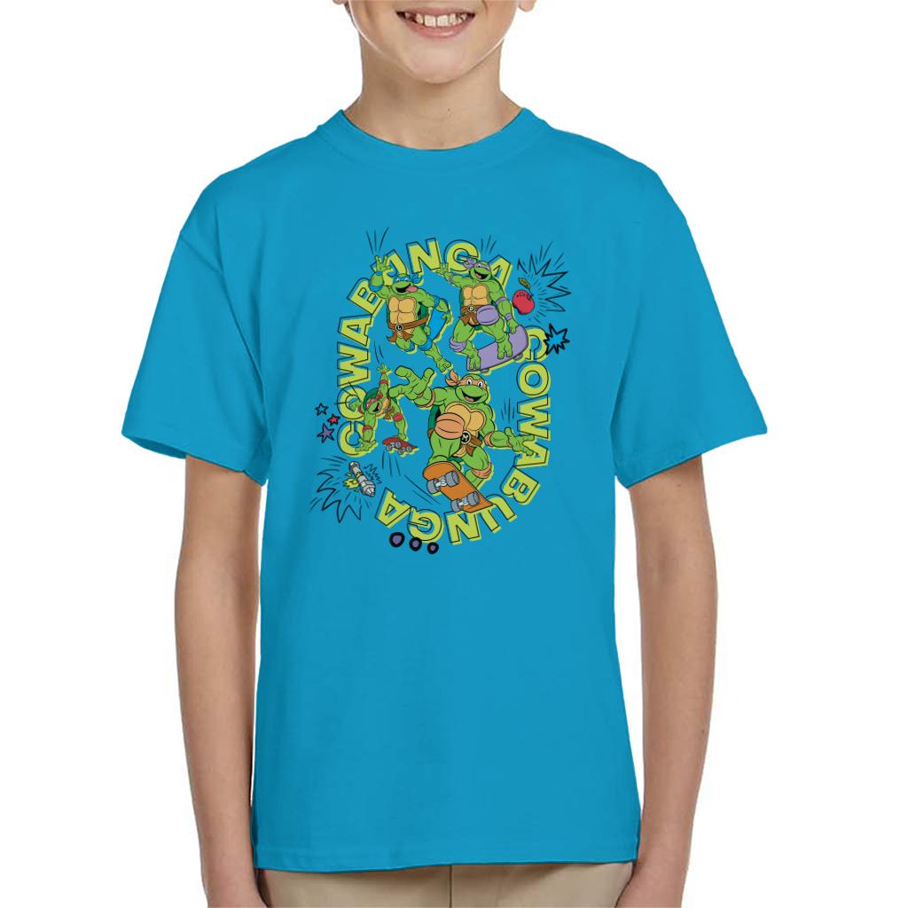 Teenage Mutant Ninja Turtles Skating Cowabunga Kid's T-Shirt product image 4