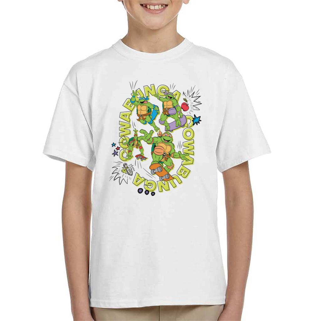 Teenage Mutant Ninja Turtles Skating Cowabunga Kid's T-Shirt product image 1