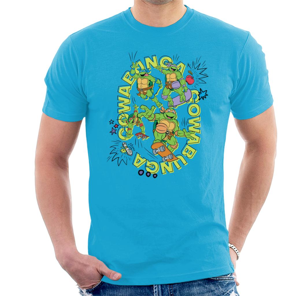 Teenage Mutant Ninja Turtles Skating Cowabunga Men's T-Shirt product image 4
