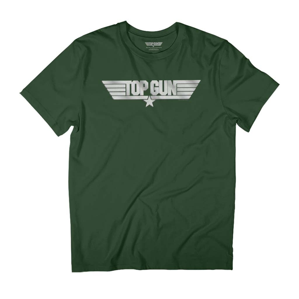 Top Gun Classic Silver Logo Men's T-Shirt product image 1